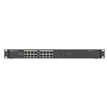 Reyee 16-Port 1000 Mbit/s + 2 Gigabit SFP-Ports, 16 der Ports unterstützen PoE/PoE+-Stromversorgung – Switch – 1 Gbit/s
