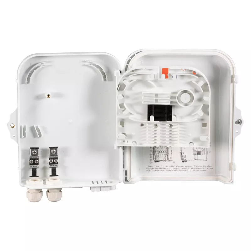 FTTH IP65 Anschlussbox für 16 Fasern, 8 Koppler und Faserüberlänge Hersteller: EFB-Elektronik (FTTH-BOX-OUT-2)