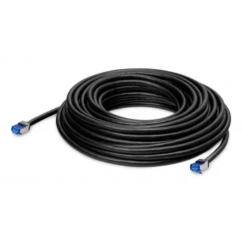 LANCOM - Netzwerkkabel - RJ-45 (M) auf RJ-45 (M) - 30,0 m - 6,5 mm - S/FTP - CAT 6a - für den Außenbereich - Schwarz (61337)