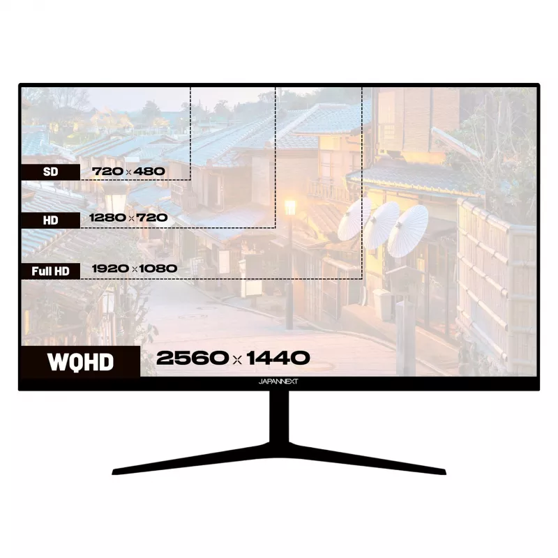 JAPANNEXT JN-IPS27WQHDR-C65W 16:9 HDMI/DP WQHD - Flachbildschirm (TFT/LCD)