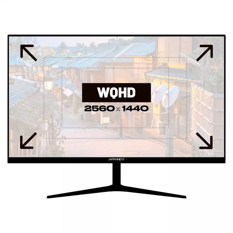 JAPANNEXT JN-IPS27WQHDR-C65W 16:9 HDMI/DP WQHD - Flachbildschirm (TFT/LCD)