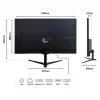 JAPANNEXT JN-IPS27WQHDR-C65W 16:9 HDMI/DP WQHD - Flachbildschirm (TFT/LCD)