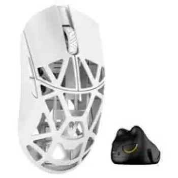 WLMouse Beast X Pro Solid Sides Gaming Maus Omron Optical Switches (MPRO-SHIXIN-WHITE-O)