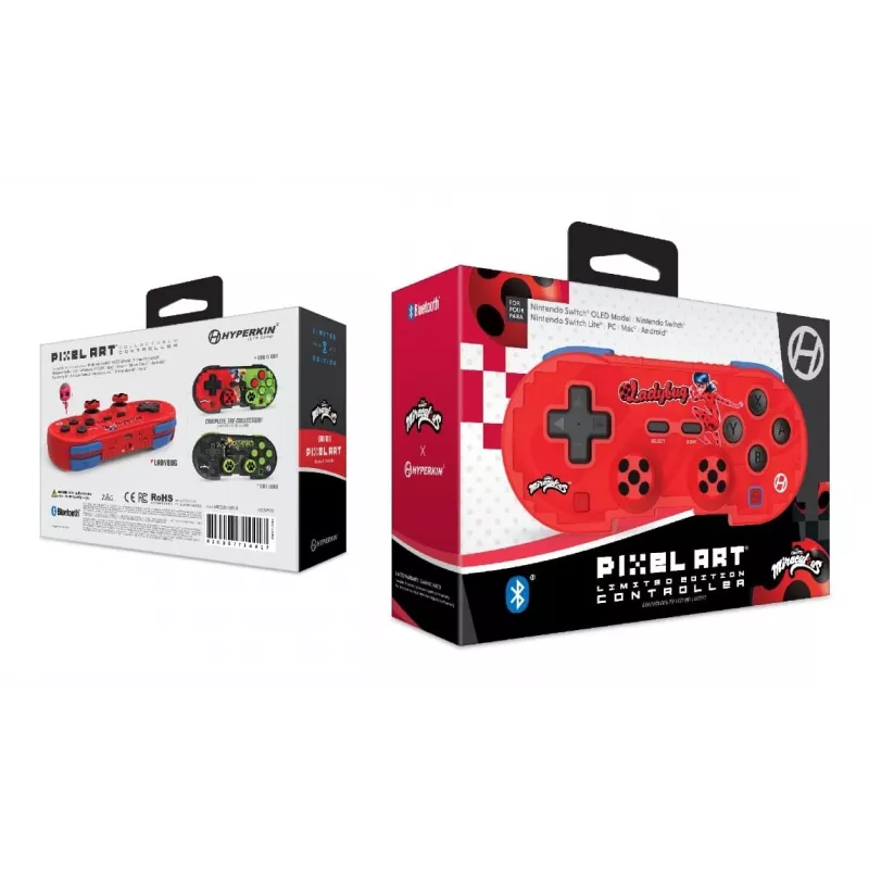 Hyperkin M01328-MTLB, Gamepad, Android, MAC, Nintendo Switch, Nintendo Switch OLED, PC, iOS, Select-Taste, Start-Taste, Kabellos, Bluetooth, 9 m