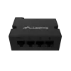 Switch Lanberg DIN-FE4-AT-30W 1XIN 3X Out 100MB POE Extender Fast Ethernet Din Rail AT 30W