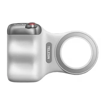 TELESIN Magnetischer MagSafe-Griffhalter mit Bluetooth-Fernauslöser für iPhone / P5-mp-001wh