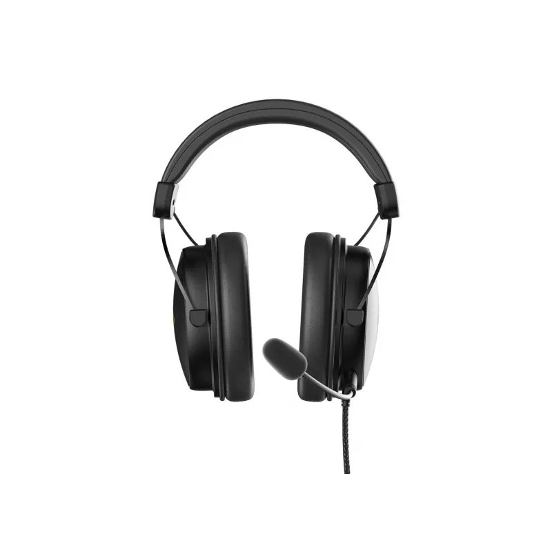Deltaco GAM-190 Gaming Headset Proteinleder 3,5 mm Kabel schwarz