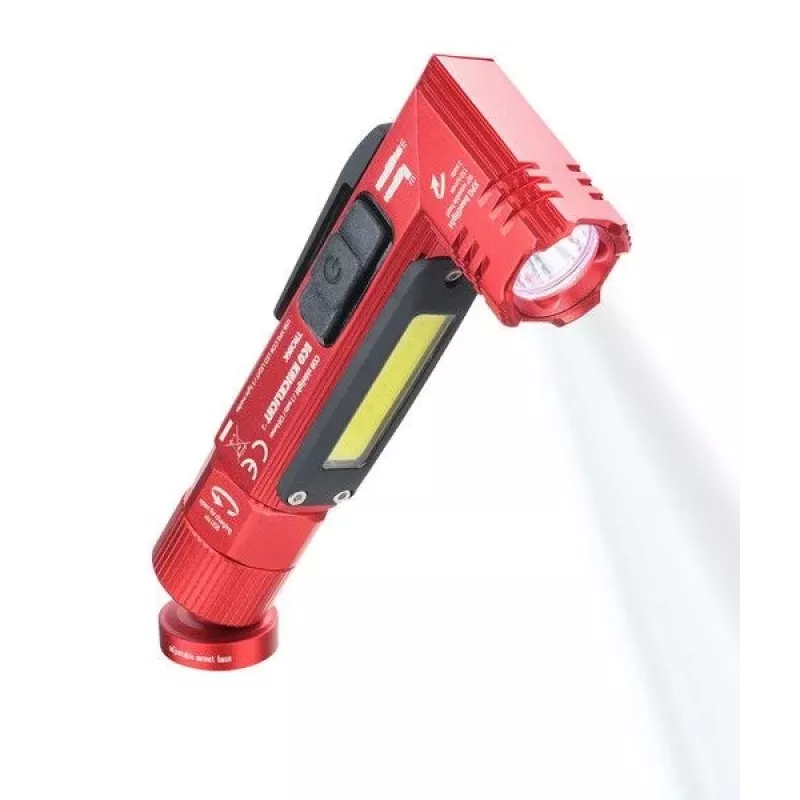 TROIKA Taschenlampe ECO KNICKLICHT Rot (TOR55/RD)
