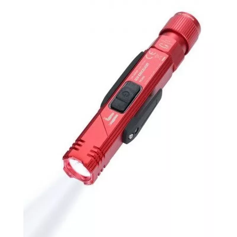 TROIKA Taschenlampe ECO KNICKLICHT Rot (TOR55/RD)