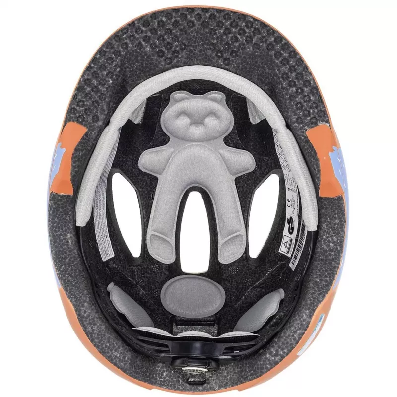Kinder-Fahrradhelm UVEX Oyo Style – Größe 50–54 cm, Farbe Monster Papaya (matt)