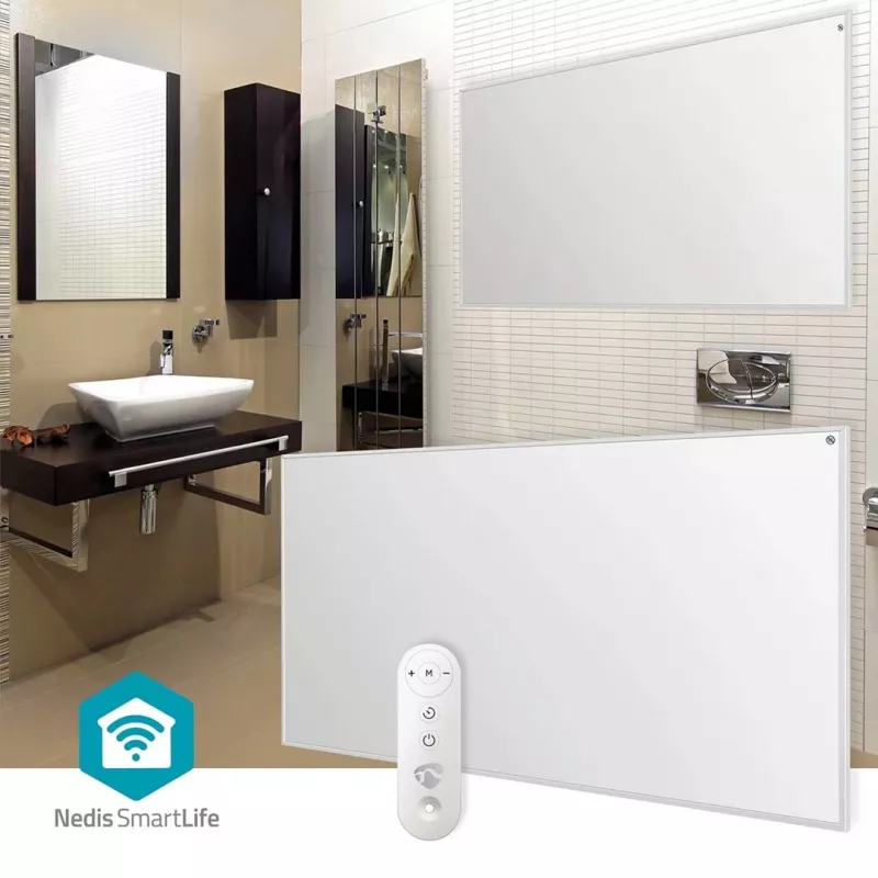 Nedis SmartLife HTIP700WTW Infrarot-Heizpaneel, 700 W, weiß