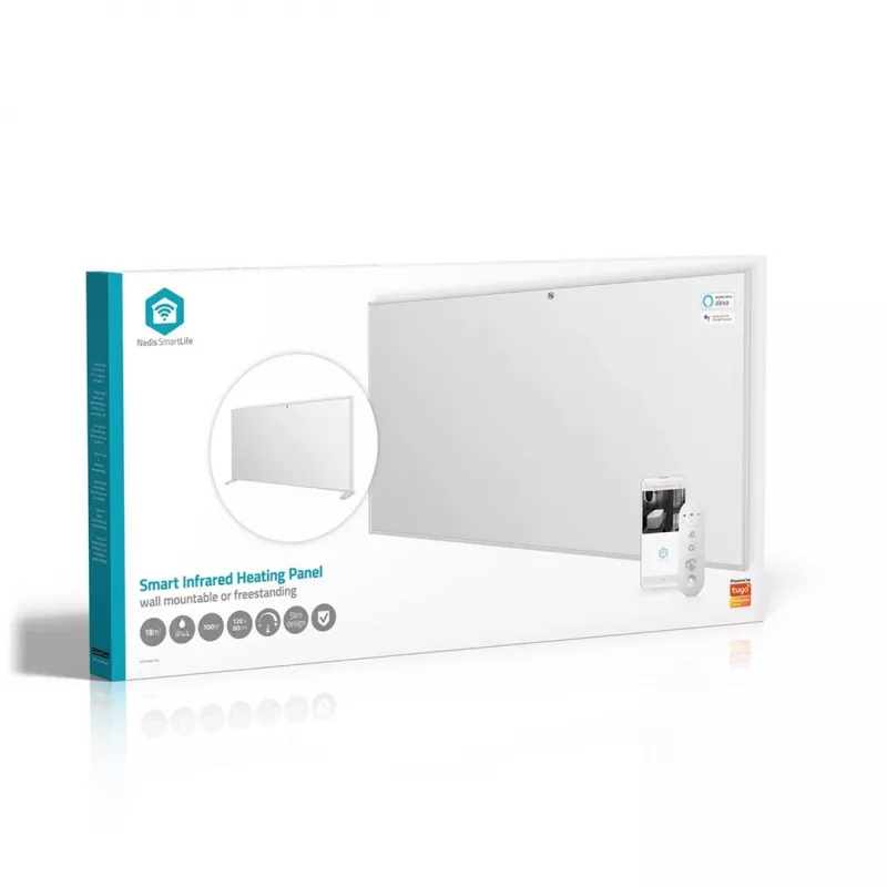 Nedis SmartLife HTIP700WTW Infrarot-Heizpaneel, 700 W, weiß