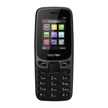 Beafon C80 - 2G, Classic Line, Feature Phone, schwarz, Dual SIM
