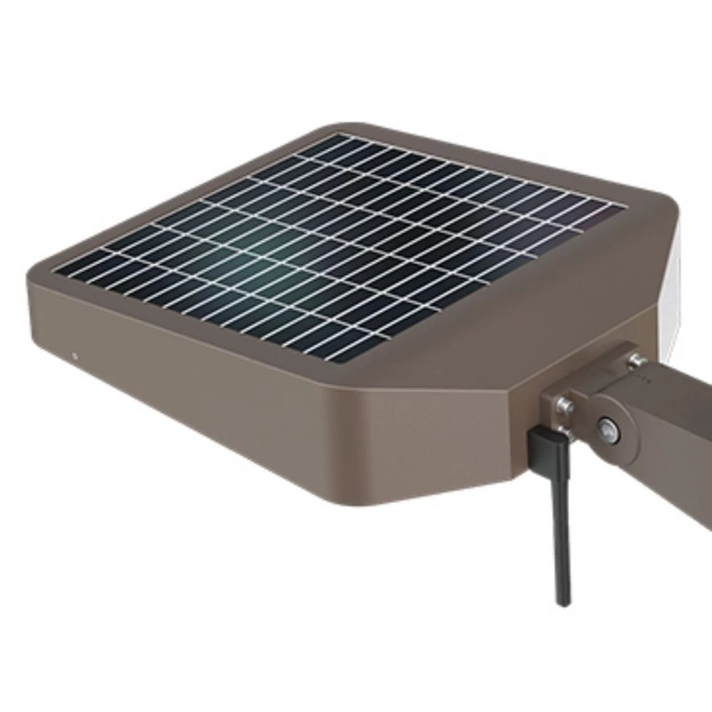Glovii Autarke solarbetriebene LED-Straßenleuchte mit App-Steuerung, PIR-Sensor und hohem Lichtstrom