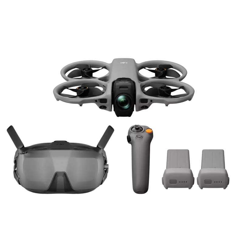 DJI Avata 360 Motion Fly More Combo mit Goggles N3 – 64 MP 360° Kamera-Drohne mit 4 Rotoren