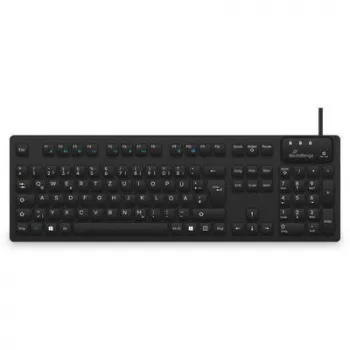 MediaRange kabelgeb. Hygiene-Tastatur,QWERTZ, IP68,1,5m, schwarz