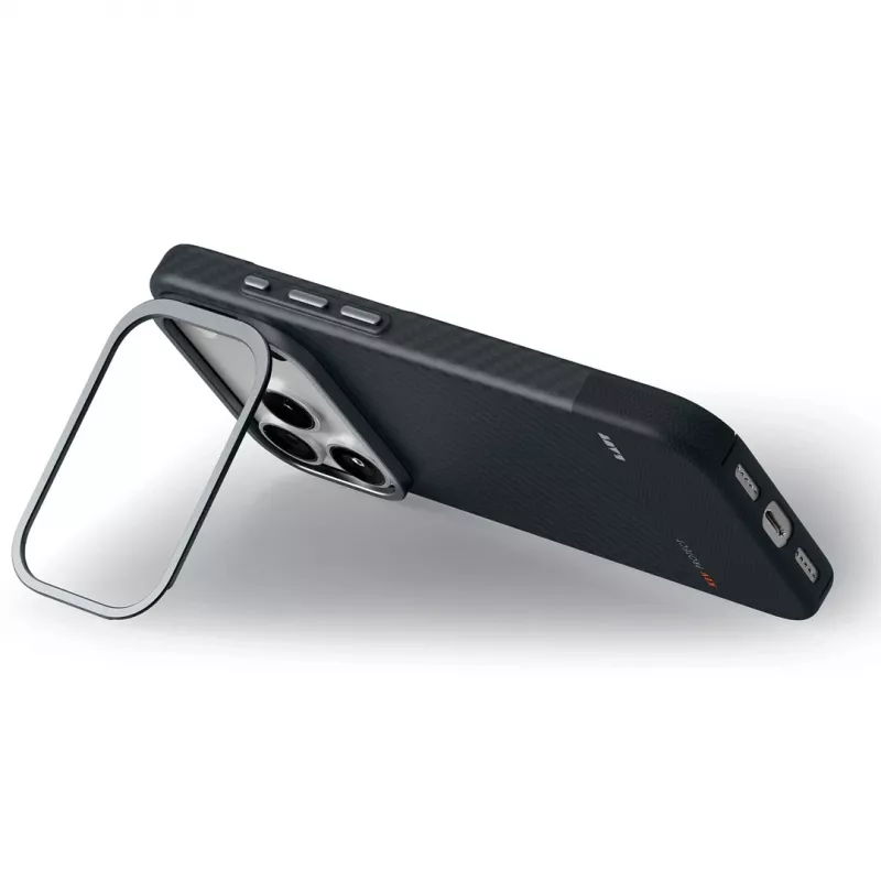 Laut Kev Protect - Hülle mit Ständer für iPhone 17 Pro kompatibel mit MagSafe (schwarz)