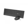 Set 2W1 Natec Stingray 2 Tastatur+Maus US Wireless Neigungsrad