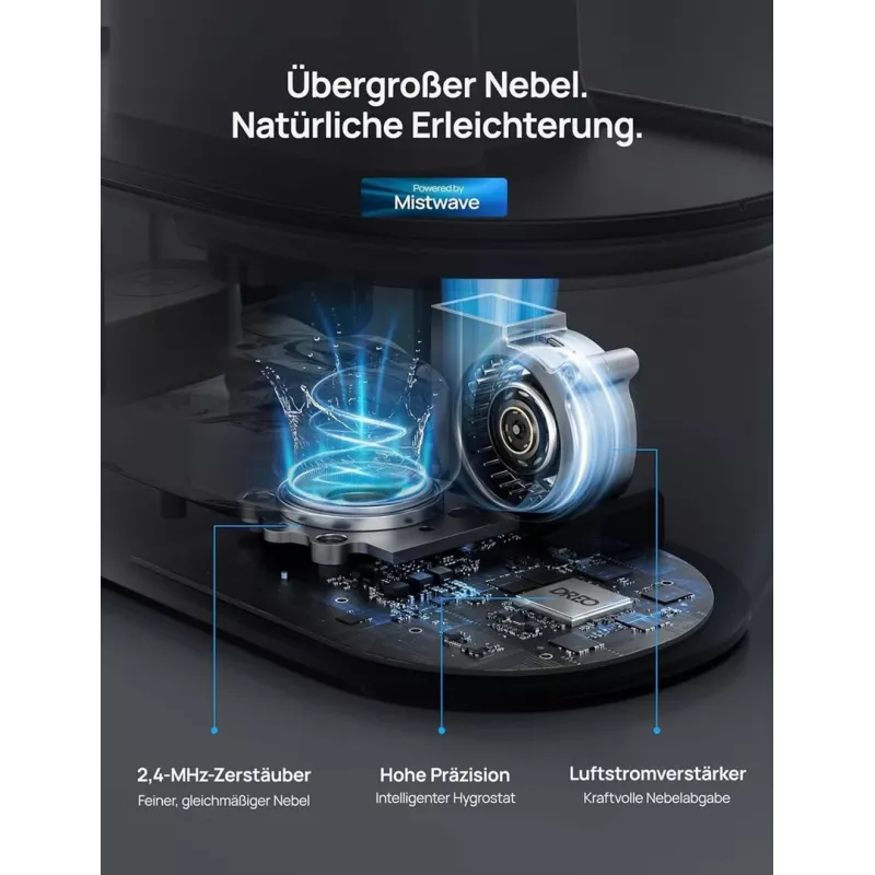Dreo - Luftbefeuchter 813S, 6L, 48h, 813 - Smart