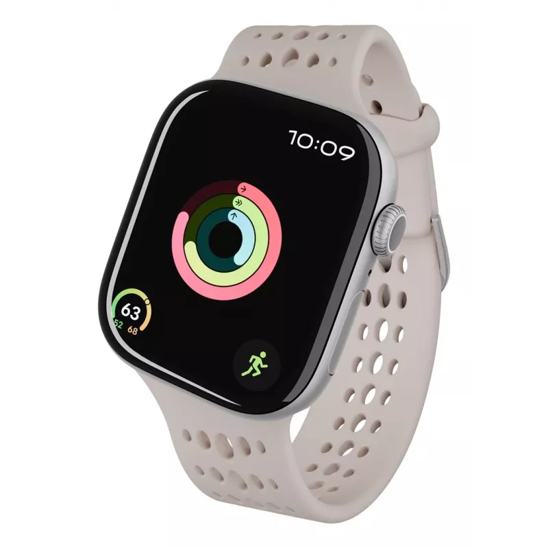 Decoded Silicone Ares O Band – Silikonarmband für Apple Watch 40/42 mm (clay)