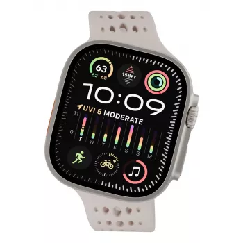 Decoded Silicone Ares O Band – Silikonarmband für Apple Watch 44/46/49 mm (ton)