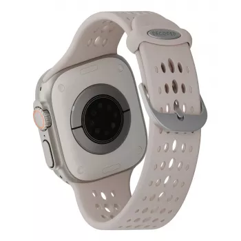 Decoded Silicone Ares O Band – Silikonarmband für Apple Watch 44/46/49 mm (ton)