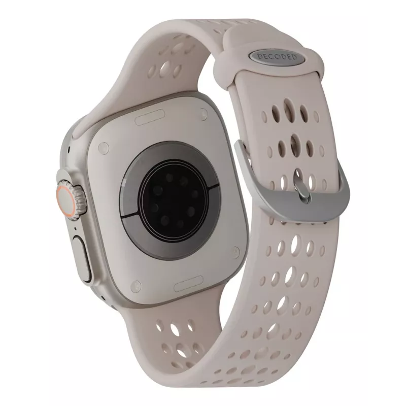 Decoded Silicone Ares O Band – Silikonarmband für Apple Watch 44/46/49 mm (ton)
