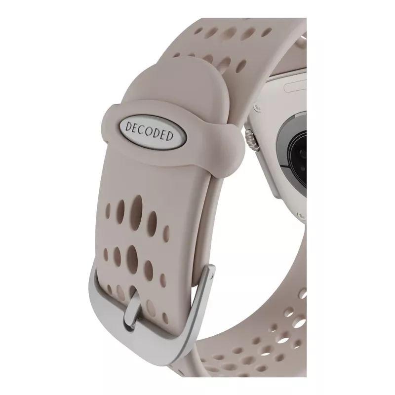 Decoded Silicone Ares O Band – Silikonarmband für Apple Watch 44/46/49 mm (ton)