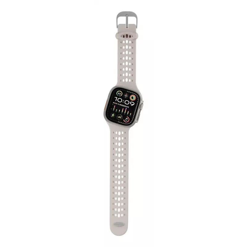 Decoded Silicone Ares O Band – Silikonarmband für Apple Watch 44/46/49 mm (ton)