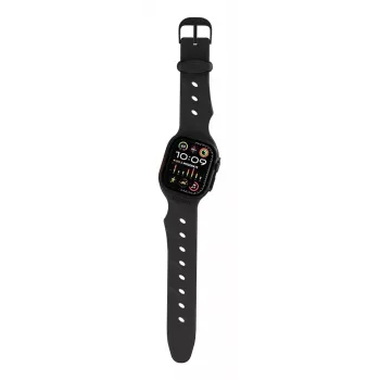 Decoded Silicone Ares Splice Band - Silikon-Armband für Apple Watch 44/46/49 mm (schwarz)