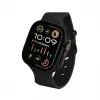 Decoded Silicone Ares Splice Band - Silikon-Armband für Apple Watch 44/46/49 mm (schwarz)