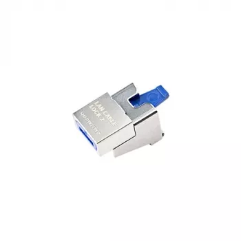 SmartKeeper NC13PKDB 5 x LAN-Kabel-Sperren 2 mit 1 x Sperrschlüssel Basic Dunkelblau SLSART-0310 SLSART0310 (SLSART-0310)