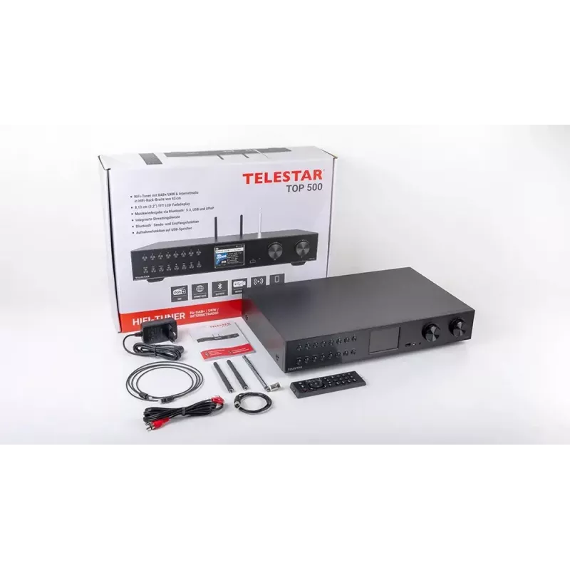 Telestar TOP 500 Schwarz Multifunktionsradios HiFi-Baustein (5700500)