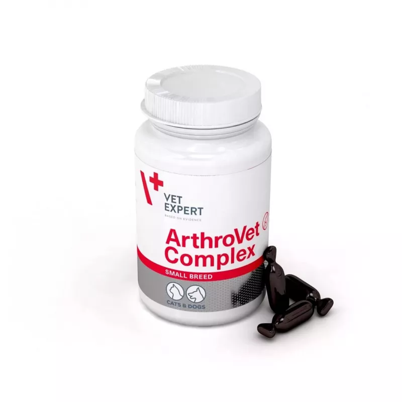 VETEXPERT ArthroVet Collagen Small breed - Nahrungsergänzungsmittel für Hunde und Katzen - 60 Tabletten
