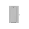 Rack-Schrank wandmontiert 19 Zoll 12HE 540x350 grau Glastür (flach Pack)