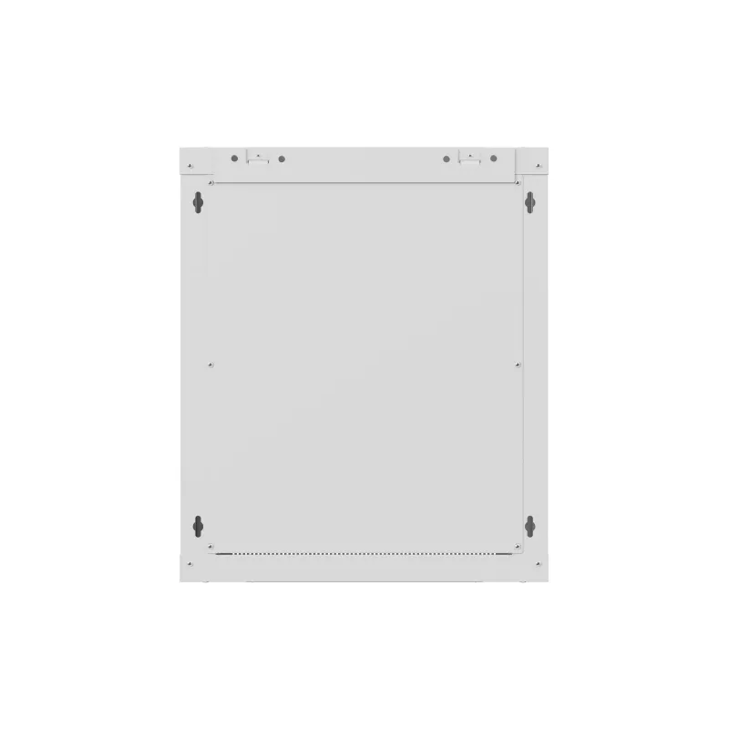 Rack-Schrank wandmontiert 19 Zoll 12HE 540x350 grau Glastür (flach Pack)