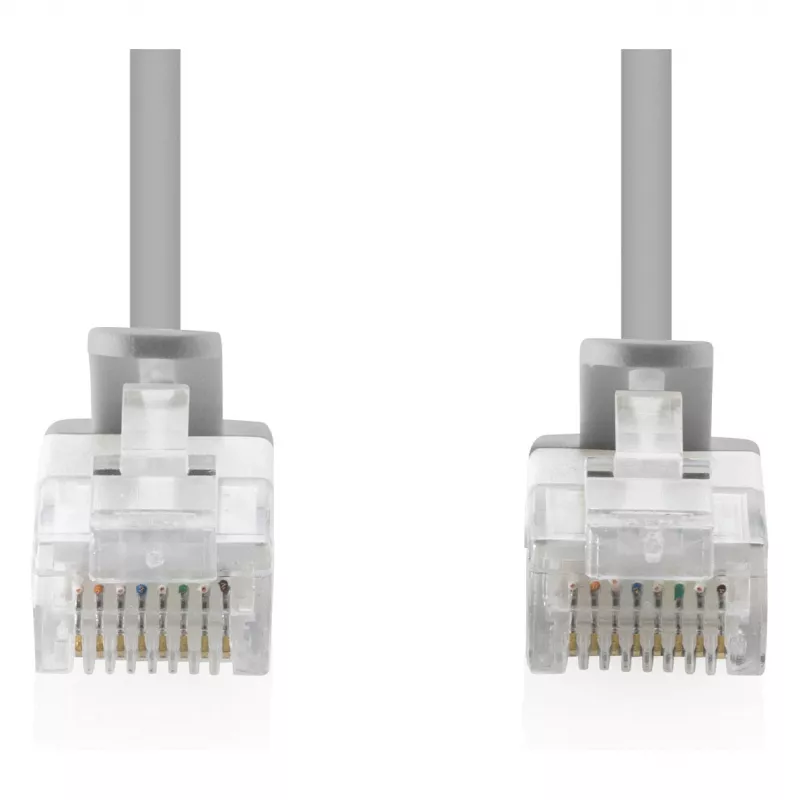 CAT 6 U-UTP schlank Patchkabel, 0,3 m, Grau