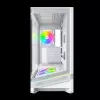 Montech Sky 3 PC-Gehäuse, Midi-Tower, ATX, ARGB, gehärtetes Glas – Weiß