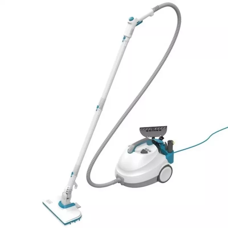 Black & Decker BHSMP2314-QS Dampfreiniger Zylinder-Dampfreiniger 1,2 L 2300 W Blau, Weiß
