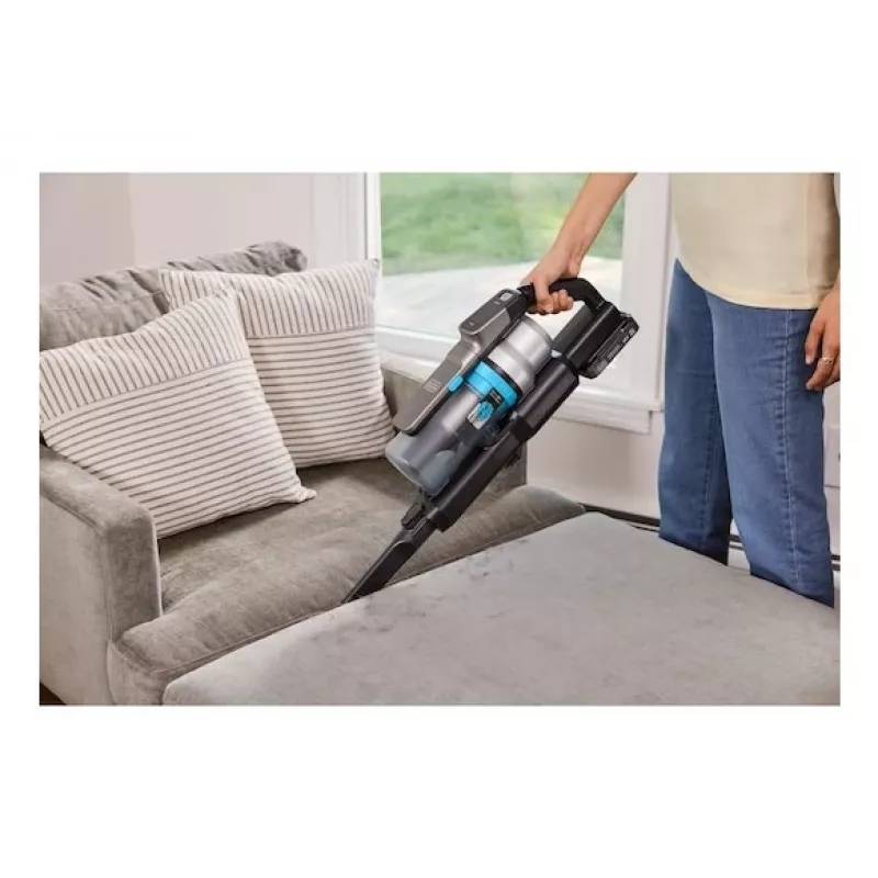 Schwarz & Decker BSV520BRB-QW Stielstaubsauger/Elektrobesen Akku Trocken Beutellos 0,65 L Blau 2 Ah