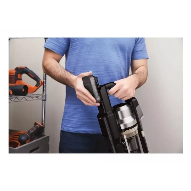 Schwarz & Decker BSV525BLP-QW Stabstaubsauger/Elektrobesen Akku Trocken Beutellos 0,65 l 2,5 Ah