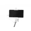 Selfie-Stick Monopod kabelgebunden weiß