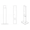 Greencell Standmontage für Wallbox
