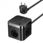 Baseus PowerCombo Universal Mehrfachsteckdose Inneneinsatz Schwarz