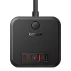 Baseus PowerCombo Universal Mehrfachsteckdose Inneneinsatz Schwarz