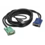 APC Tastatur-/Video-/Maus-(KVM)-Kabel – USB, HD-15 (VGA)