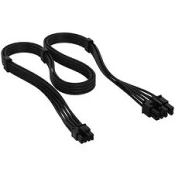 Corsair Premium-Sleeved 6+2-Pin-PCIe-Kabel, für Typ-5-Netzteil – schwarz