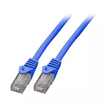 EFB RJ45 Patchkabel Cat.5e U/UTP LSZH CCA AWG24/7 Blau 25m
