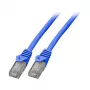EFB RJ45 Patchkabel Cat.5e U/UTP LSZH CCA AWG24/7 Blau 30m