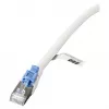 EFB RJ45 Patchkabel Cat.6A S/FTP LSZH BC AWG26 abschließbar weiß 0,5m